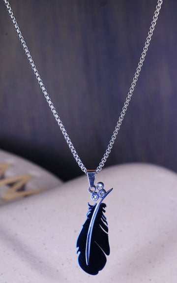 Blue Feather Chain