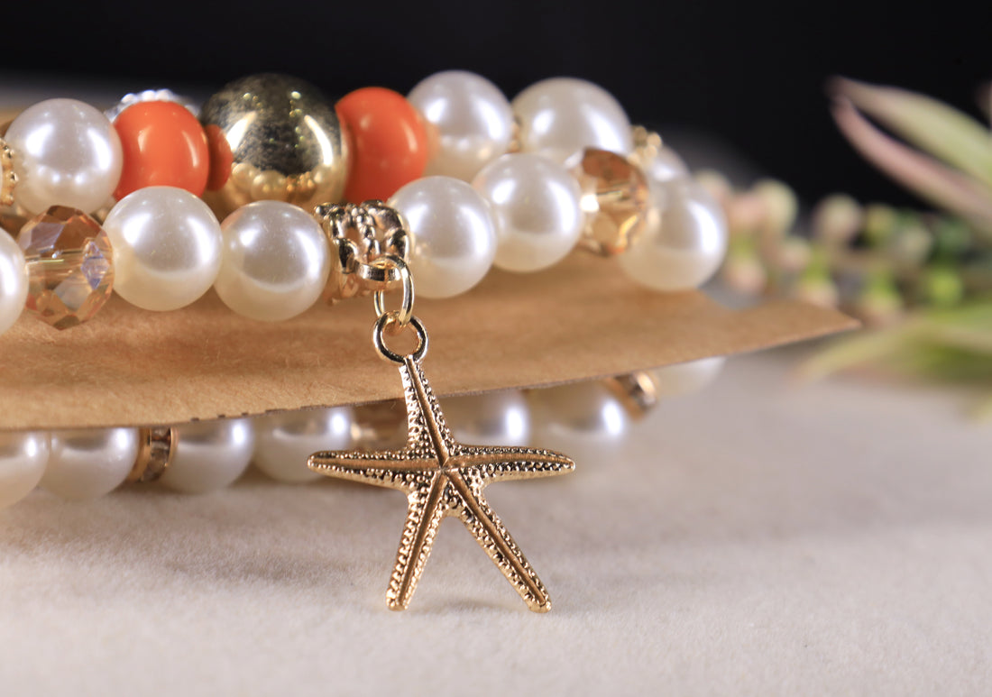 Peaceful Aura Starfish Bracelet