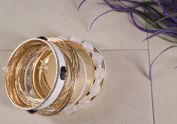 Golden Harmony Bangle Set