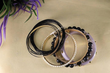 Gilded Whisper Bangles