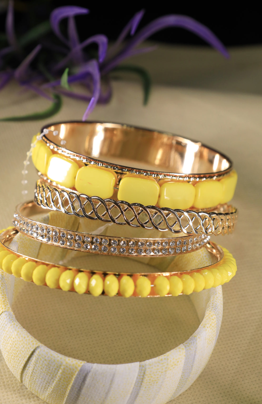 Luminous Chic Bangle Set