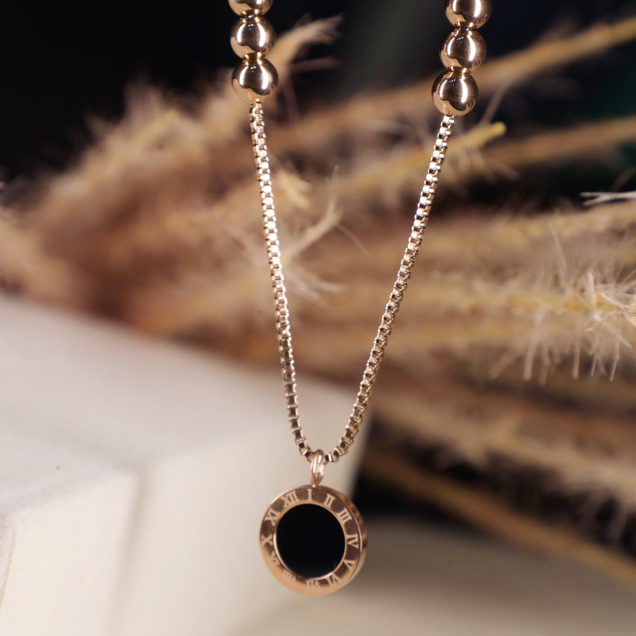 Black Stone Neckpiece