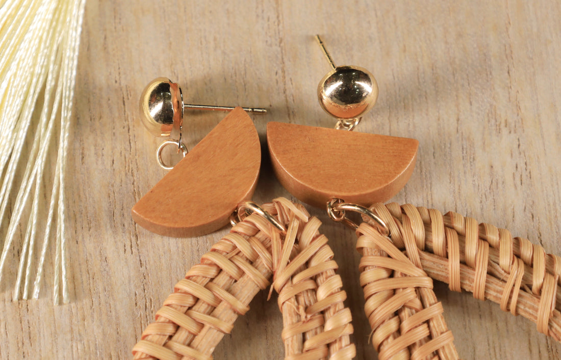 Rustic Chic Rounds Earring