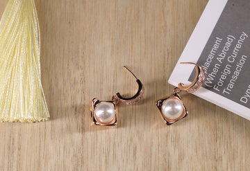 Luminous Pearl Cascades Earrings