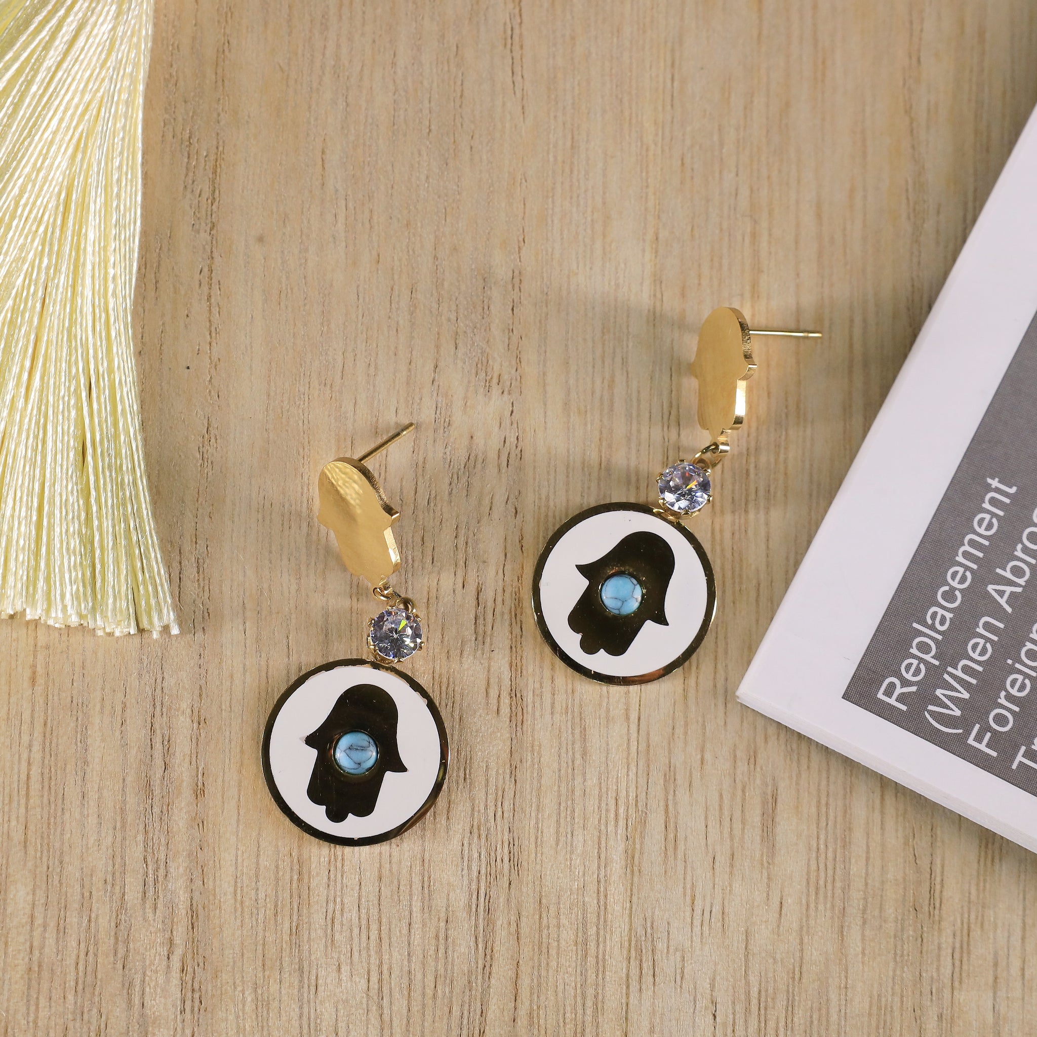 Halo Eye Drop Earring