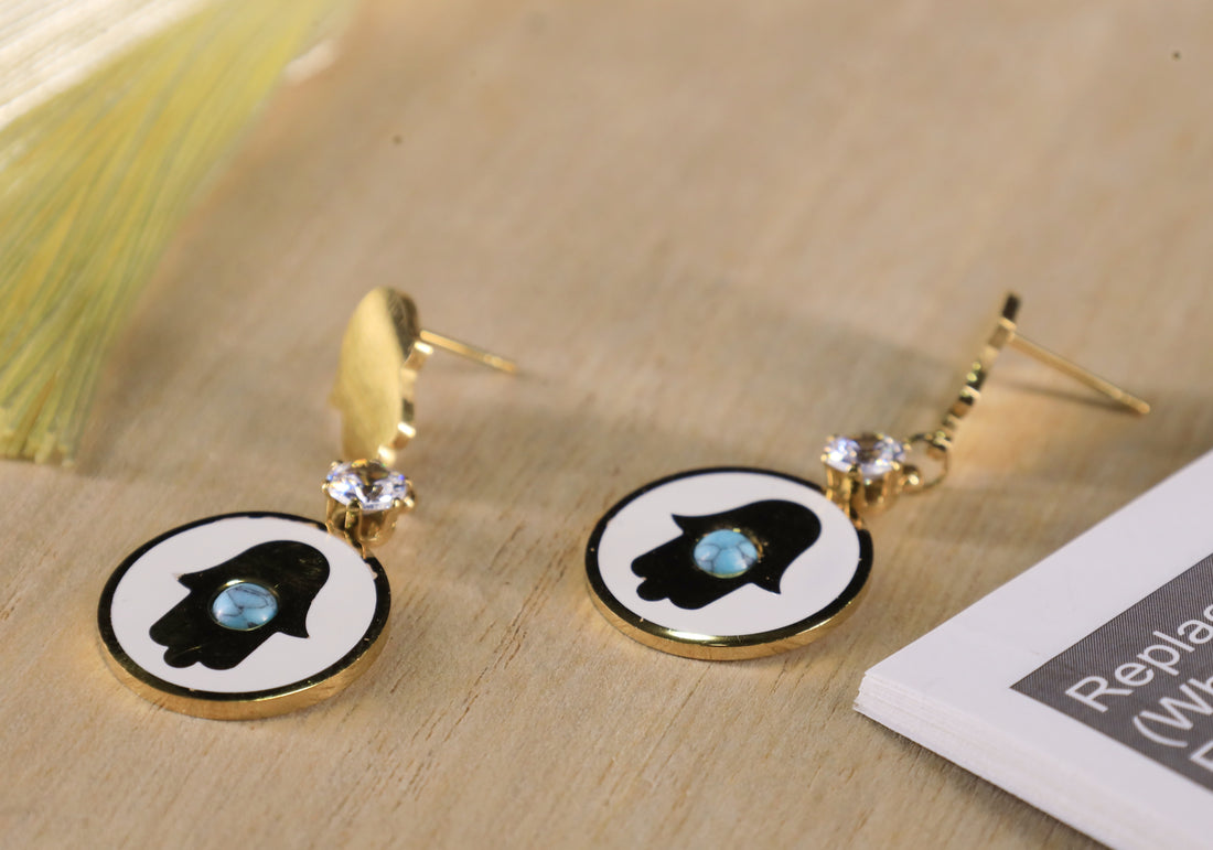 Halo Eye Drop Earring