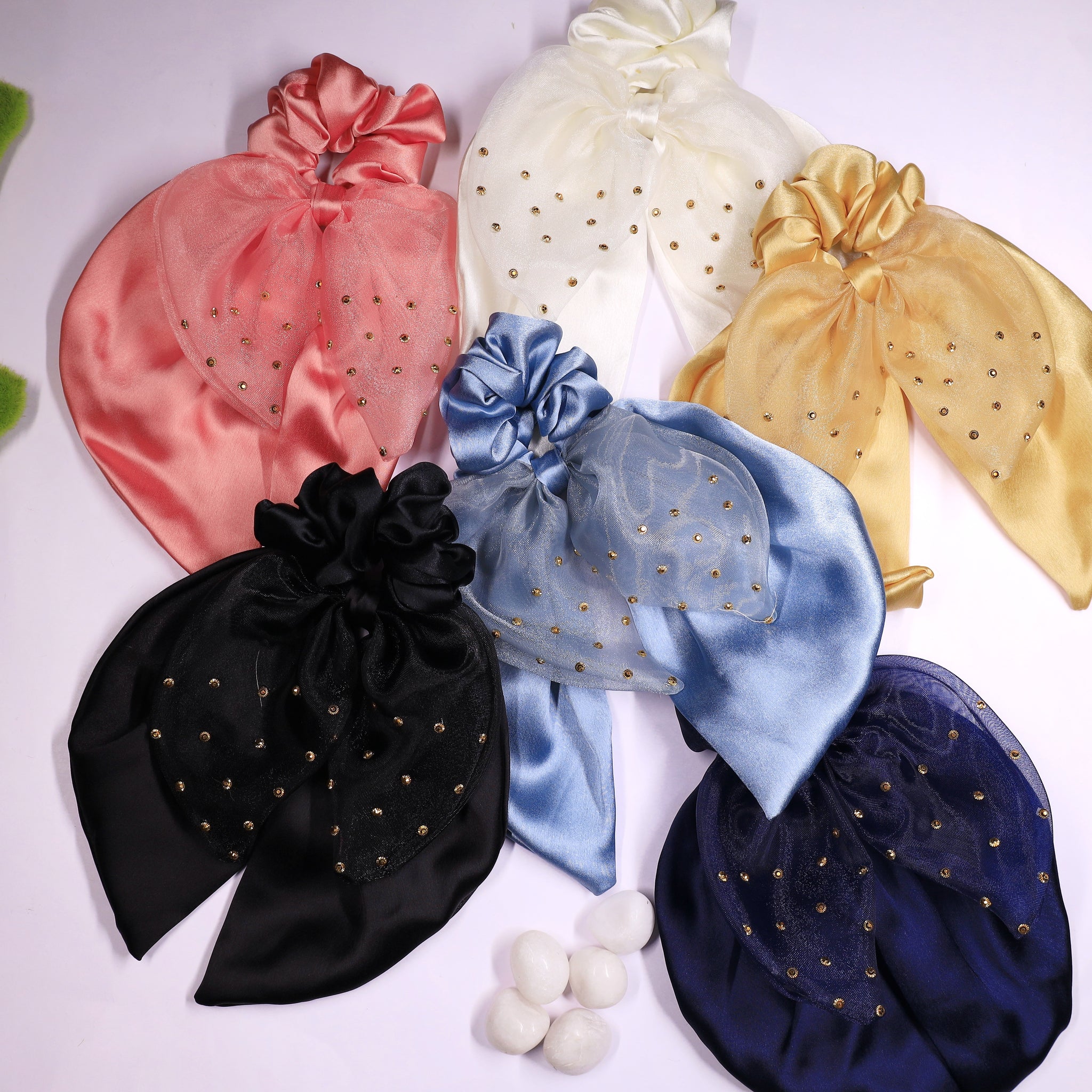 Silk Serenity Scrunchies