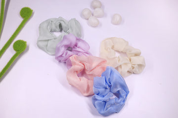 Pastel Bliss Scrunchies