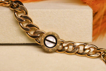 W Chain Bracelet -RG Chain Link