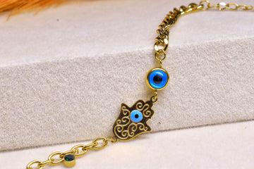 W Chain Bracelet -Eye of Destiny