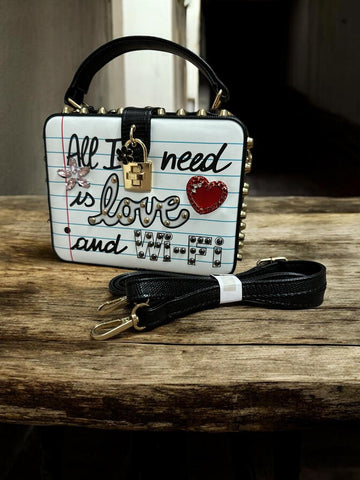 Portrait Purse - Love & WIFI